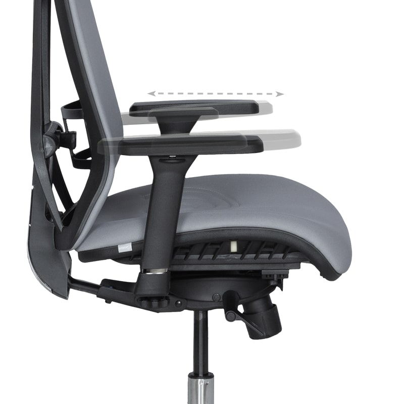 Ергономичен офис стол Carmen COTIA сив